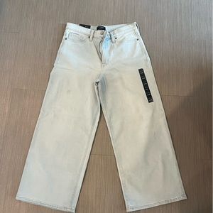 NWT BANANA REPUBLIC WIDE LEG CROP JEAN SIZE 29/8R